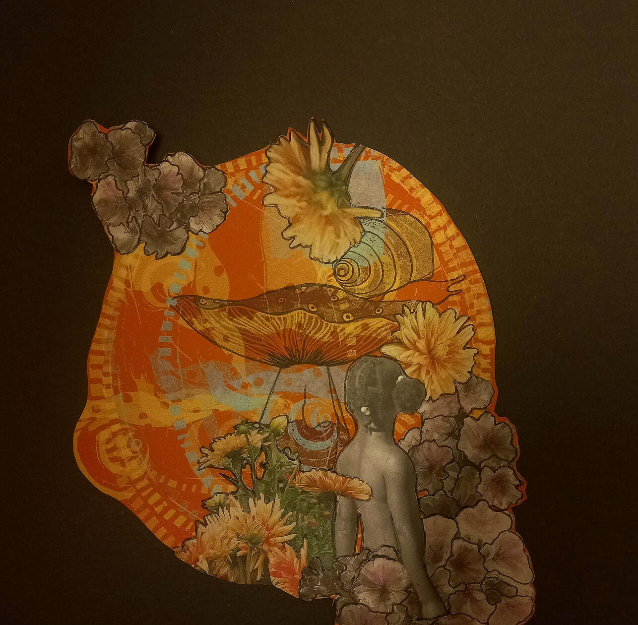 Day Dream (collage and screen-printing, Biel, 2023)